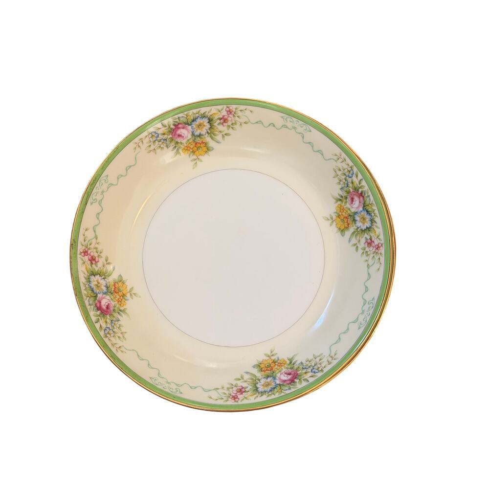 Vintage Grace China Salad Soup Bowl Formal Garden Set of 3 French